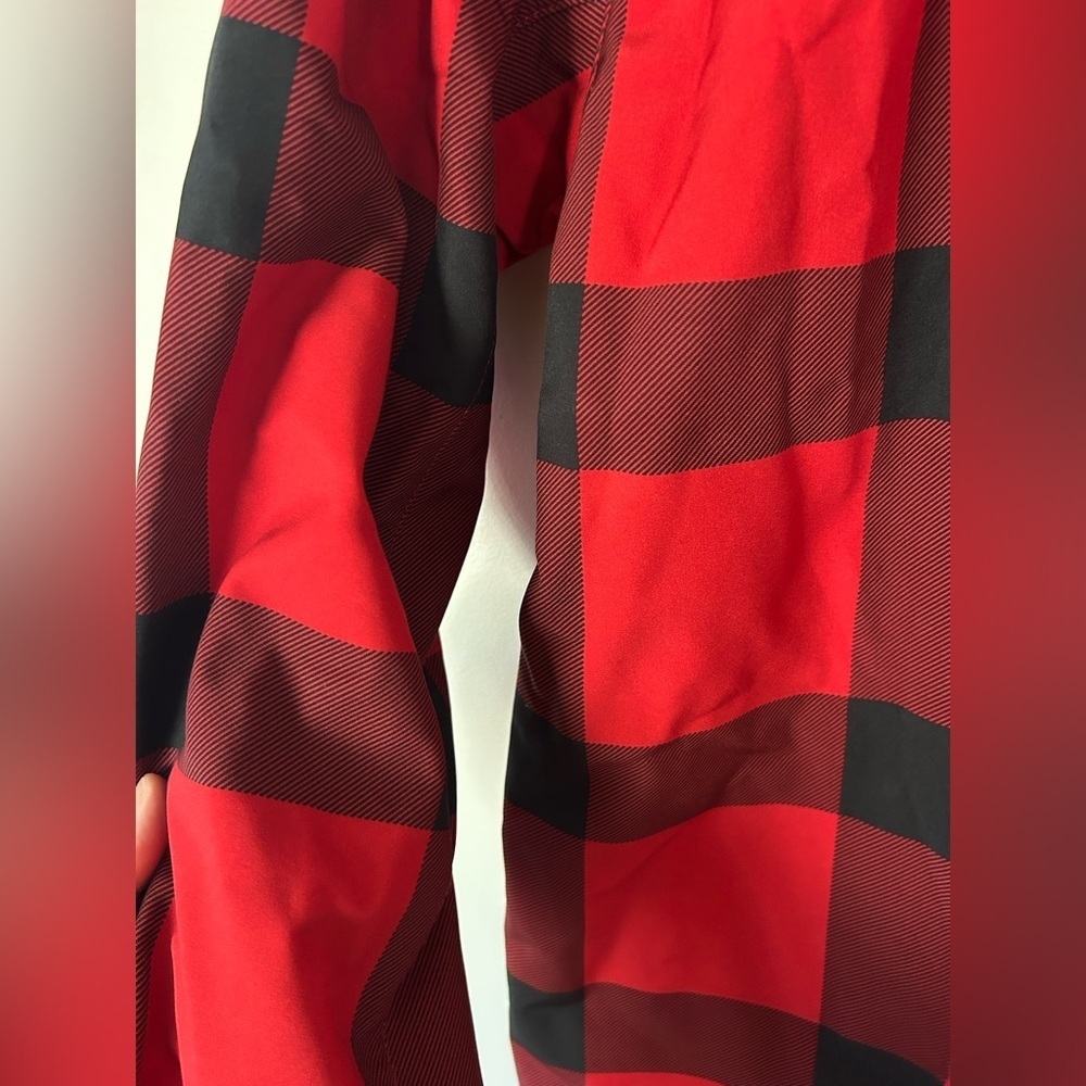 NWOT BURTON Snowboard Coat Mens Plaid Red Insulated Ski Winter Jacket Medium - Picture 10 of 10